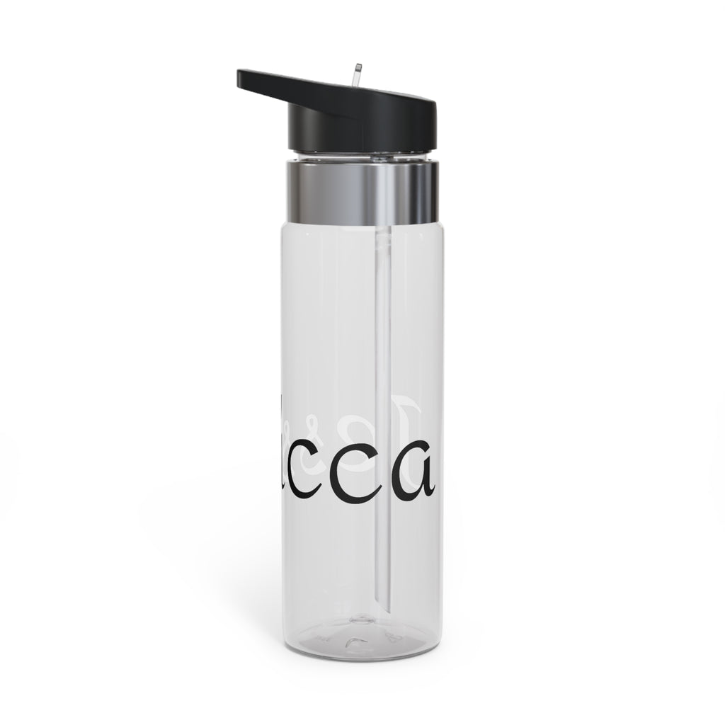 Kensington Tritan Sport Bottle — 20oz Personalized Clear Water Bottle (Classic Script)