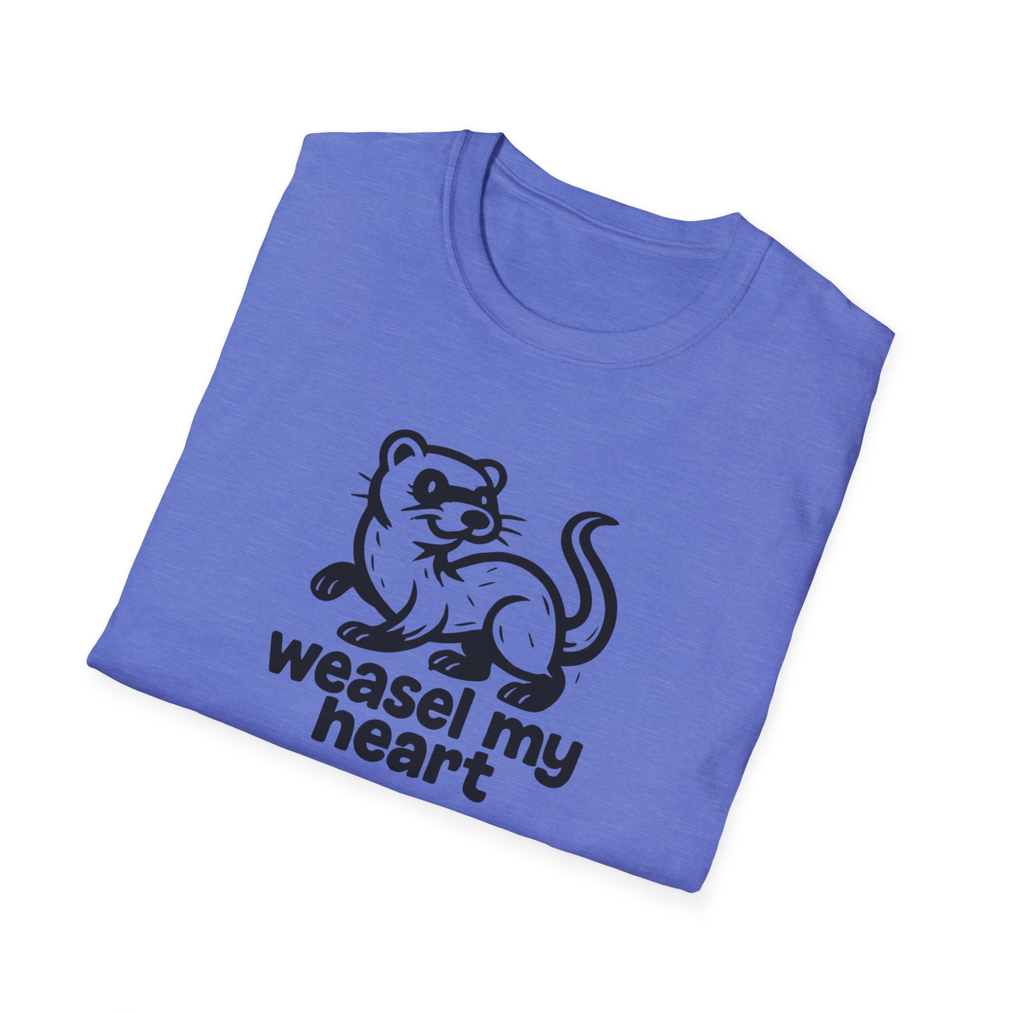 Weasel My Heart T-Shirt — Cute Weasel Illustration Tee