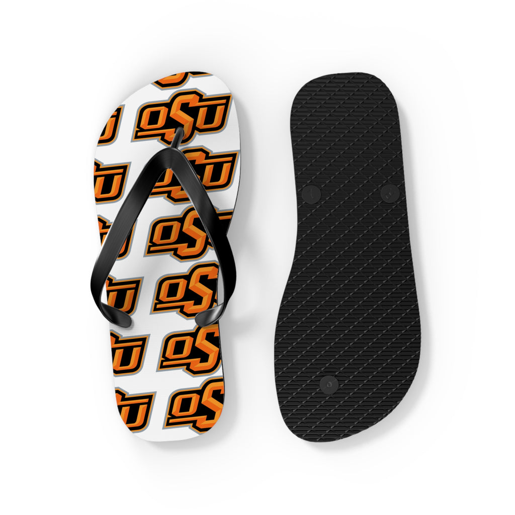 OSU Pattern Flip Flops – Oklahoma State Logo Beach Sandals