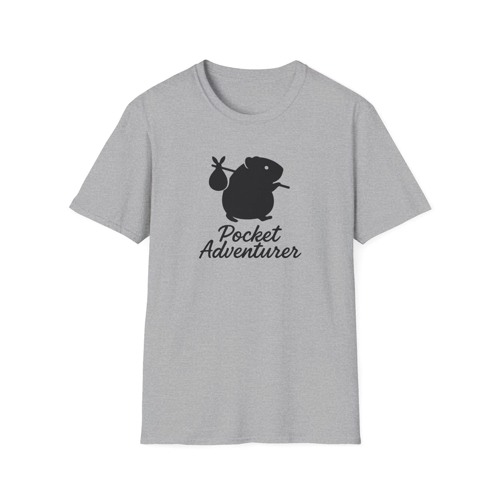 Pocket Adventurer T-Shirt — Cute Hiking Mouse Graphic Tee