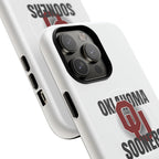 Oklahoma Sooners Tough Magnetic Phone Case — Durable Magnetic Snap-On College iPhone Cover