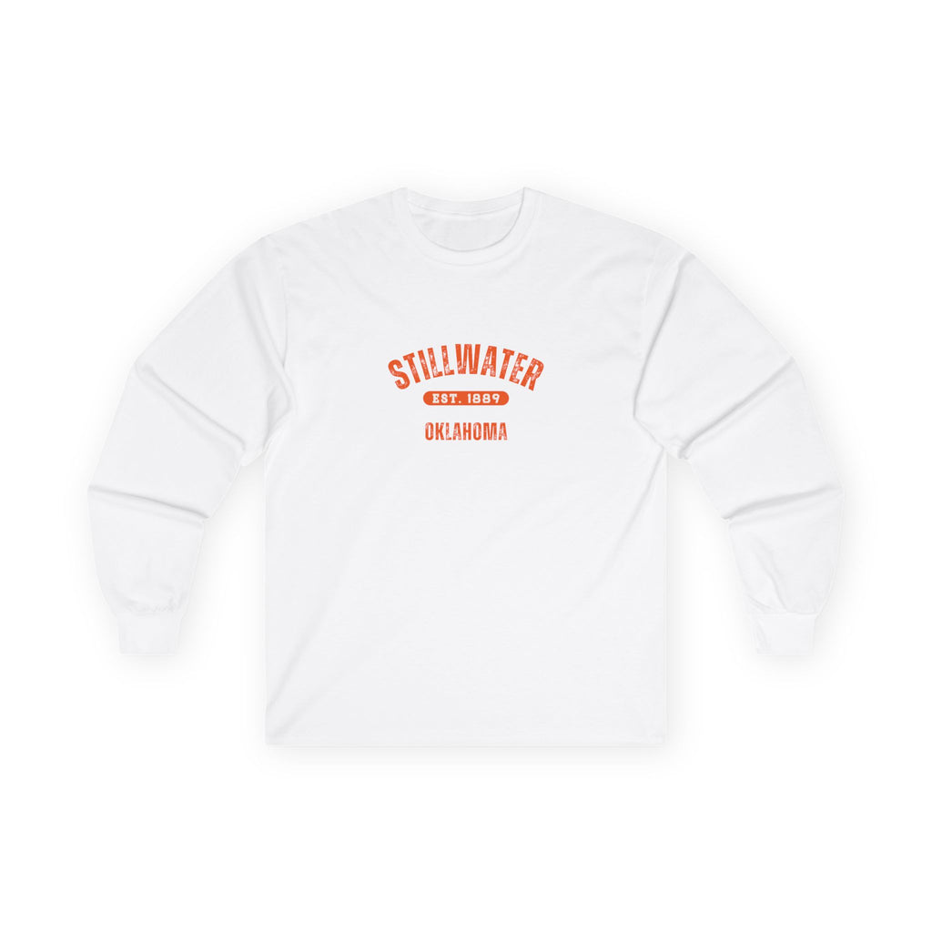Stillwater Oklahoma Long Sleeve Tee — Vintage Campus Shirt