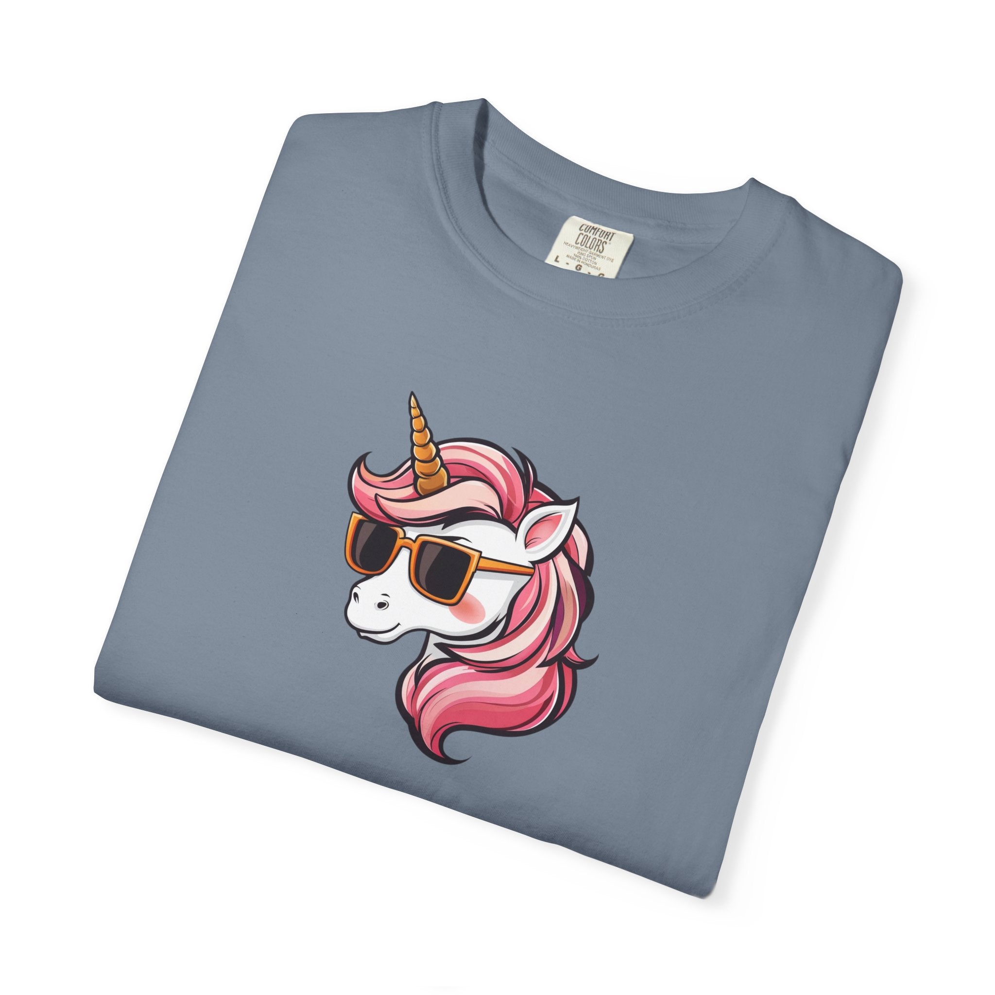 Cool Unicorn T-Shirt — Sunglasses Pink Unicorn Graphic Tee