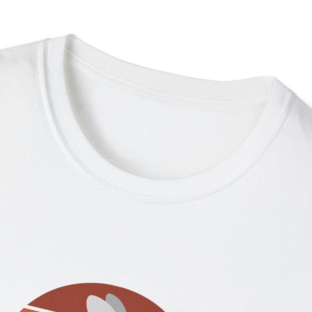 Retro Sunset Bunny T-Shirt — Cute Rabbit Vintage Stripe Tee