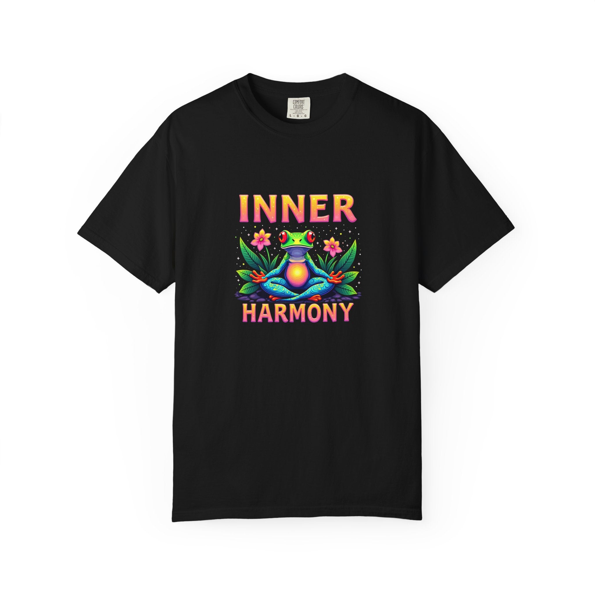 Inner Harmony Frog T-Shirt – Meditation Yoga Graphic Tee