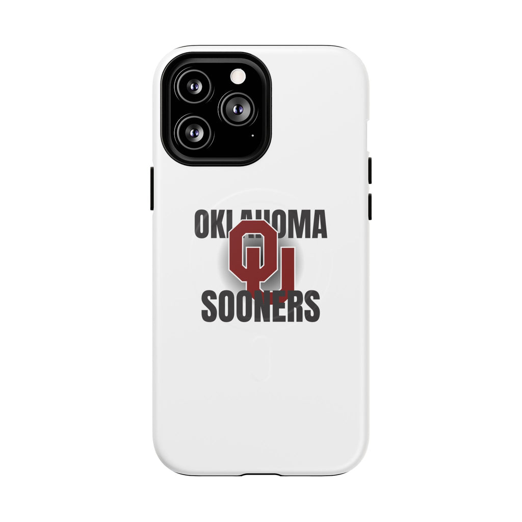 Oklahoma Sooners Tough Magnetic Phone Case — Durable Magnetic Snap-On College iPhone Cover