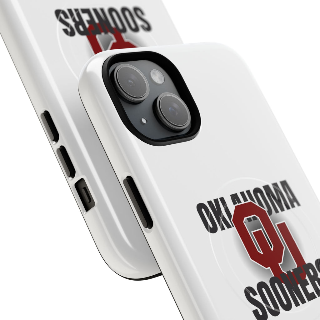 Oklahoma Sooners Tough Magnetic Phone Case — Durable Magnetic Snap-On College iPhone Cover