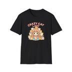 Crazy Cat Lady T-Shirt — Cute Anime Cat Mom Graphic Tee