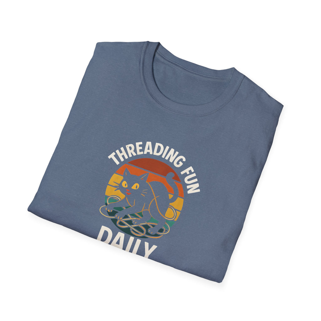 Surf Daily Graphic T-Shirt — Retro Sunset Wave Tee