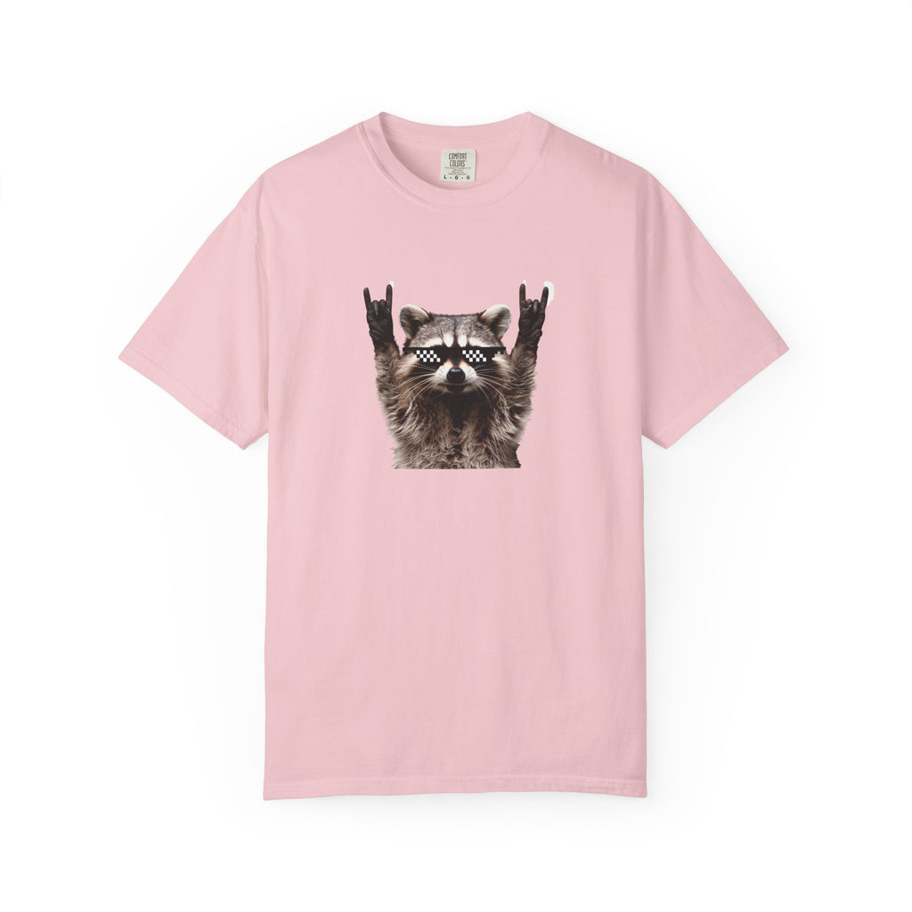 Rock On Raccoon T-Shirt — Cool Sunglasses Graphic Tee