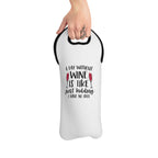Wine Tote Bag - "A Day Without Wine Is Like..." Insulated Bottle Carrier, Funny Wine Lover Gift