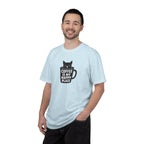 Coffee Is My Happy Place T-Shirt — Cat & Coffee Graphic Tee