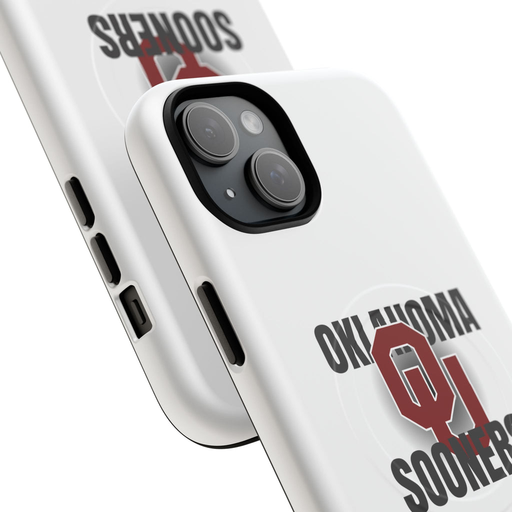 Oklahoma Sooners Tough Magnetic Phone Case — Durable Magnetic Snap-On College iPhone Cover