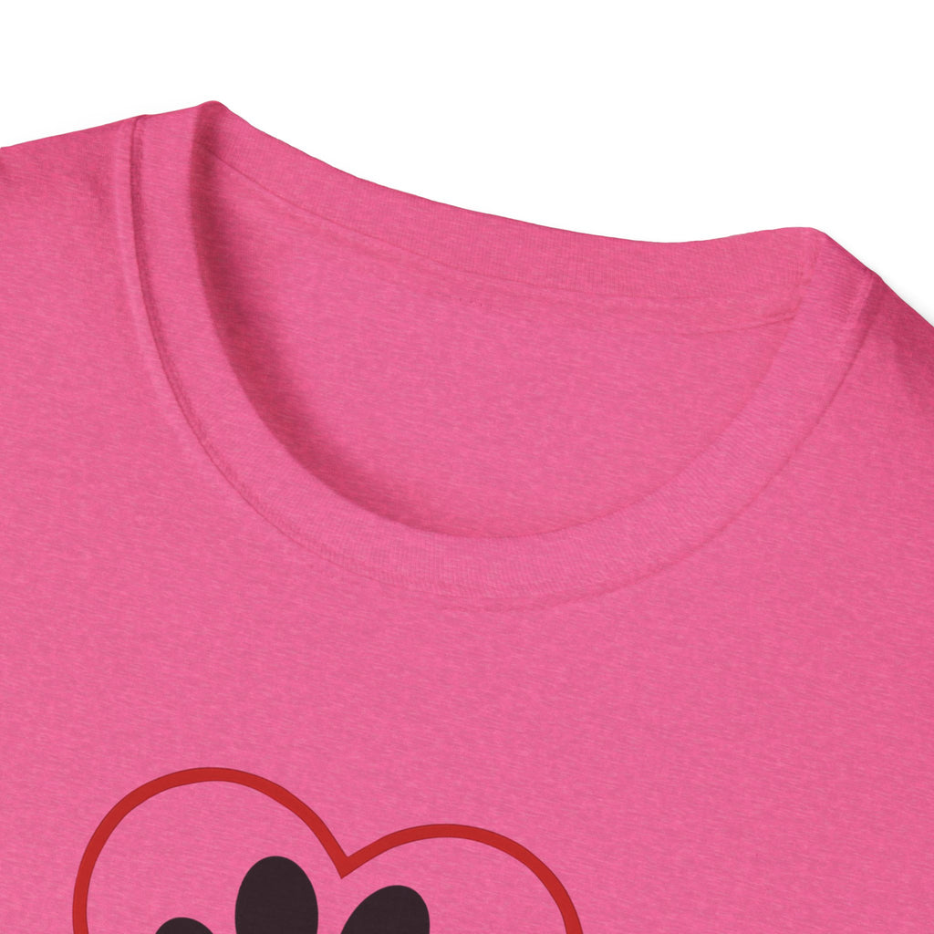 Dog Lover T-Shirt — “The Best Things in Life Are Furry” Paw Heart Tee