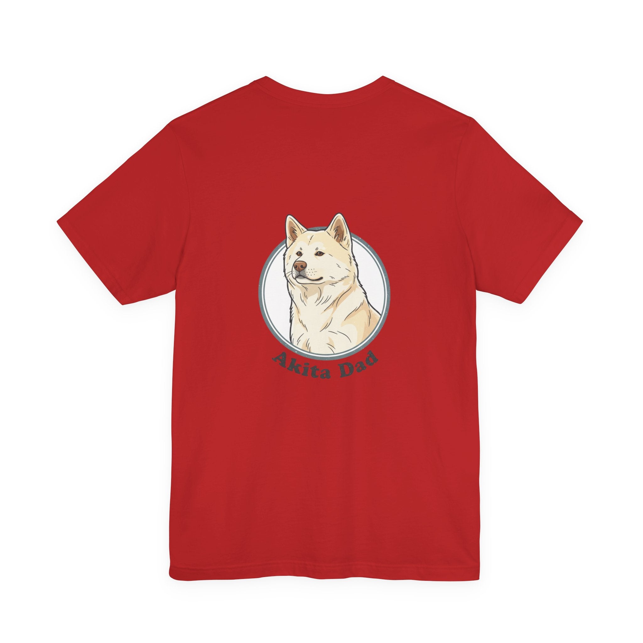 Akita Dad T-Shirt — Cute Akita Dog Graphic Tee for Dog Lovers