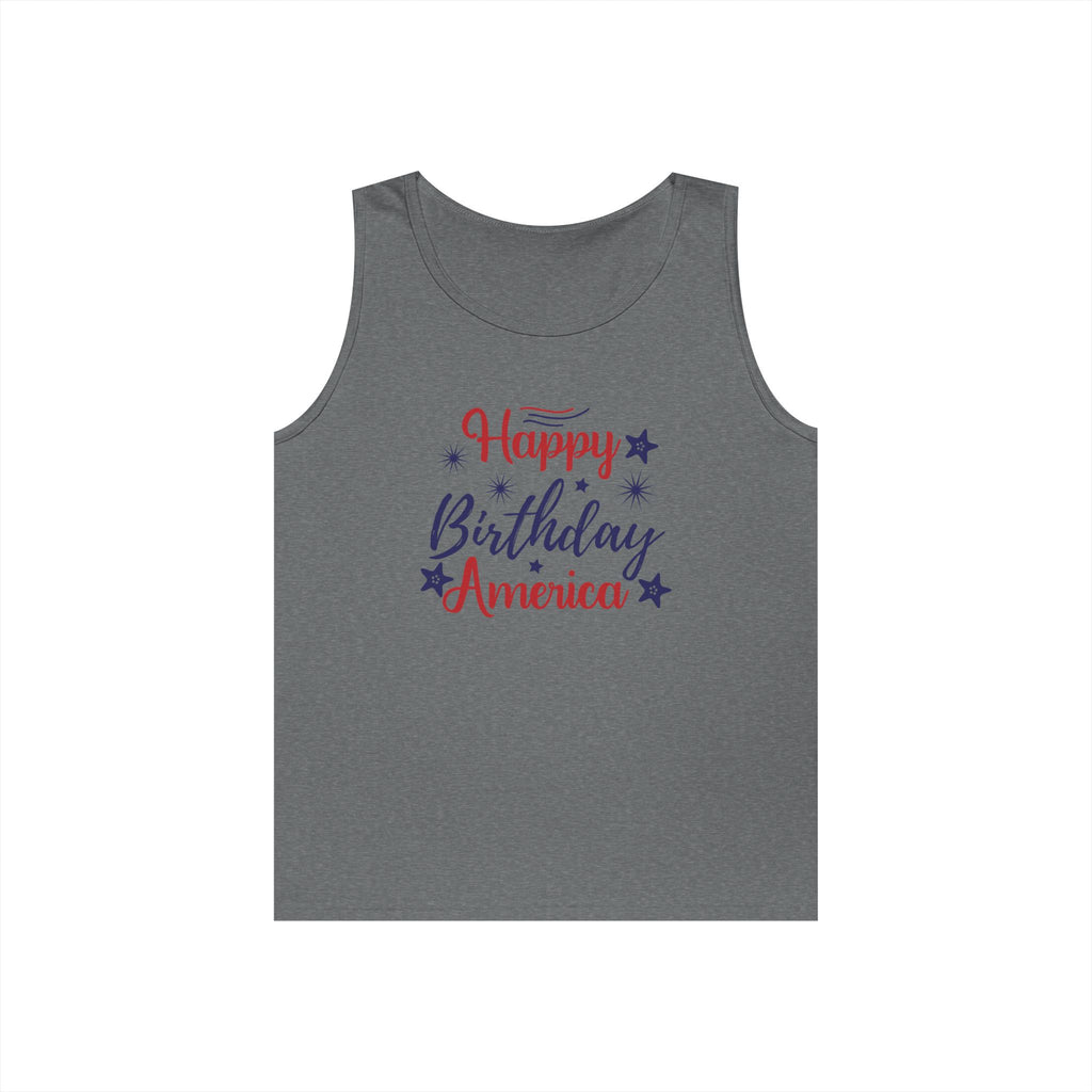 Patriotic "Happy Birthday America" Tank