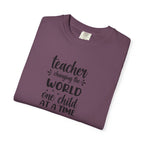 Teacher T-Shirt – "Changing the World One Child at a Time" Inspirational Educator Tee