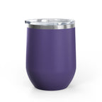 Wine Tumbler - "I Don't Give a Sip" 12oz Insulated Stainless Steel Wine Cup