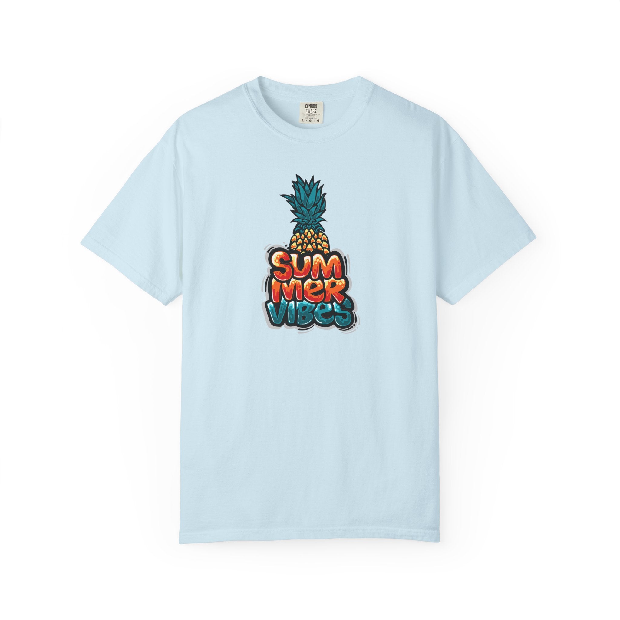 "Summer Vibes" Pineapple Graphic Tee