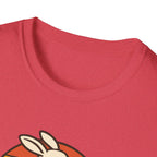 Hoppy Days Ahead T-Shirt — Retro Bunny Easter Tee