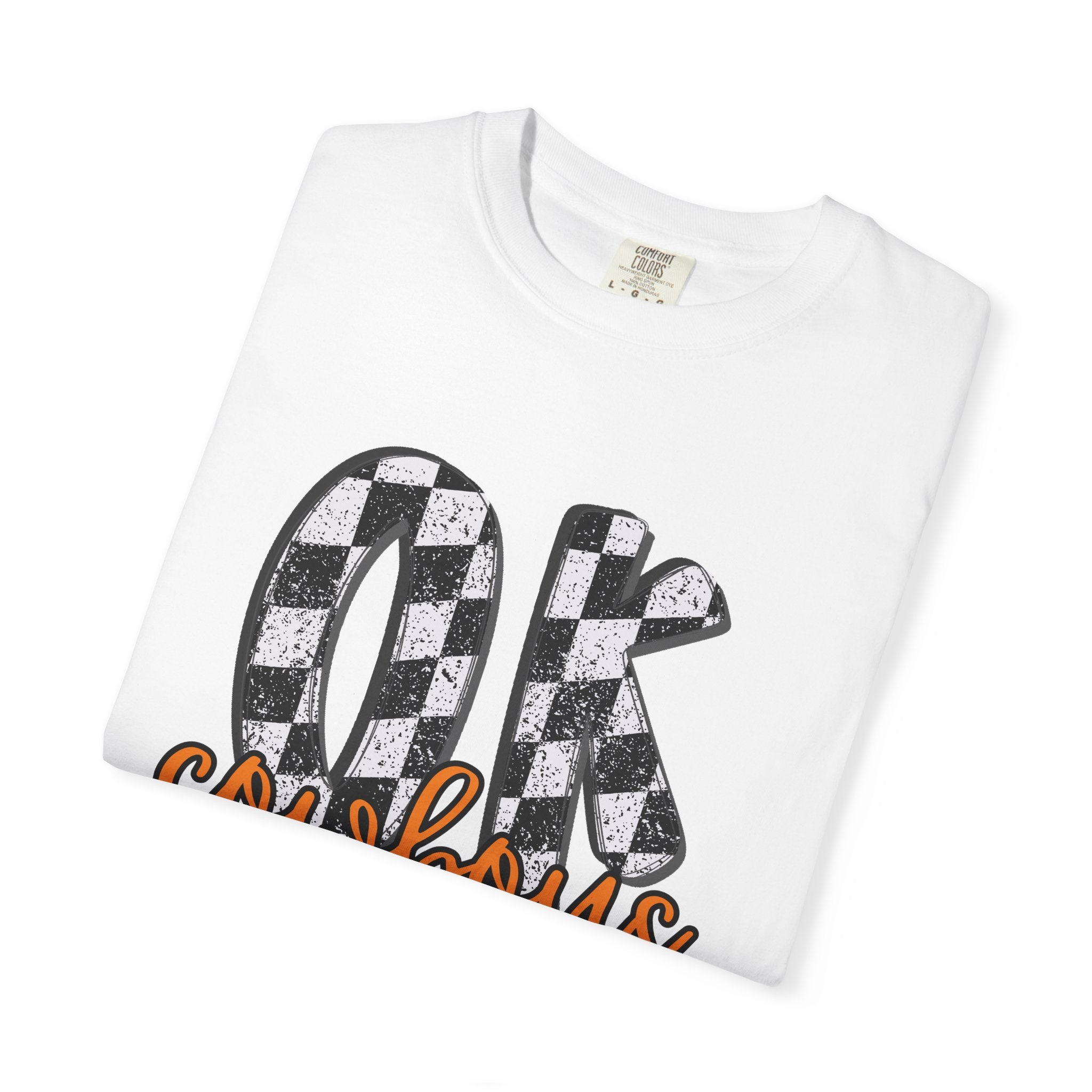 OK Cowboys Buffalo Check Graphic T-Shirt