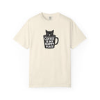 Coffee Is My Happy Place T-Shirt — Cat & Coffee Graphic Tee