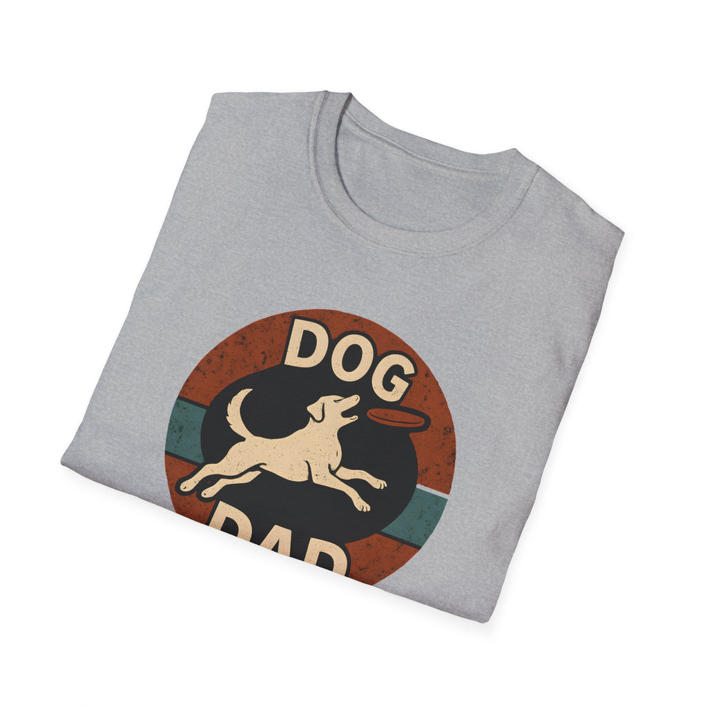 Dog Dad T-Shirt – Retro Running Dog Graphic, Funny Father’s Day Gift for Pet Owners