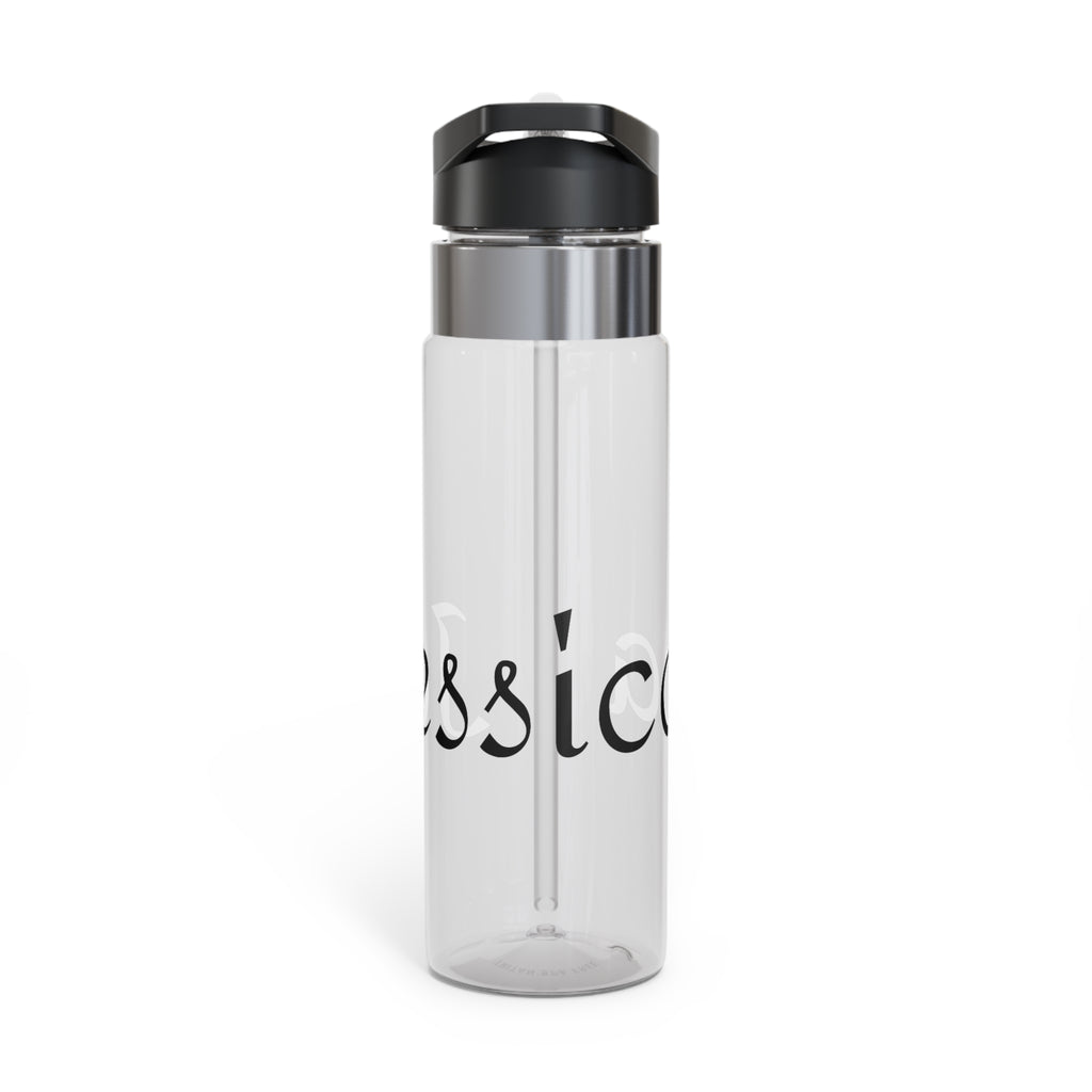 Kensington Tritan Sport Bottle — 20oz Personalized Clear Water Bottle (Classic Script)