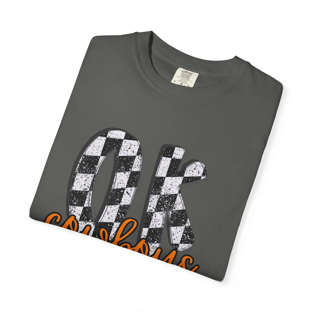 OK Cowboys Buffalo Check Graphic T-Shirt