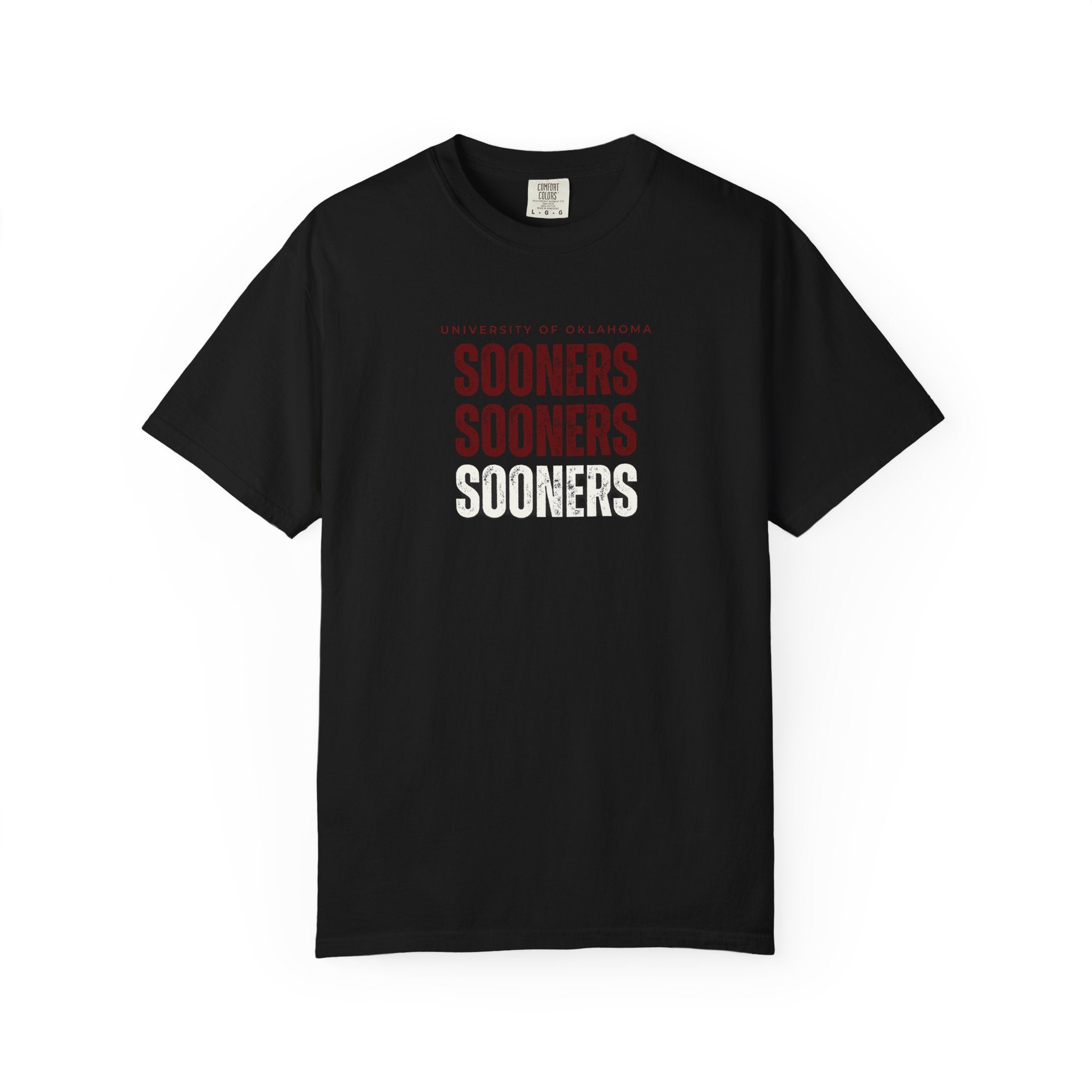 Sooners Stack T‑Shirt — University of Oklahoma Vintage Collegiate Tee