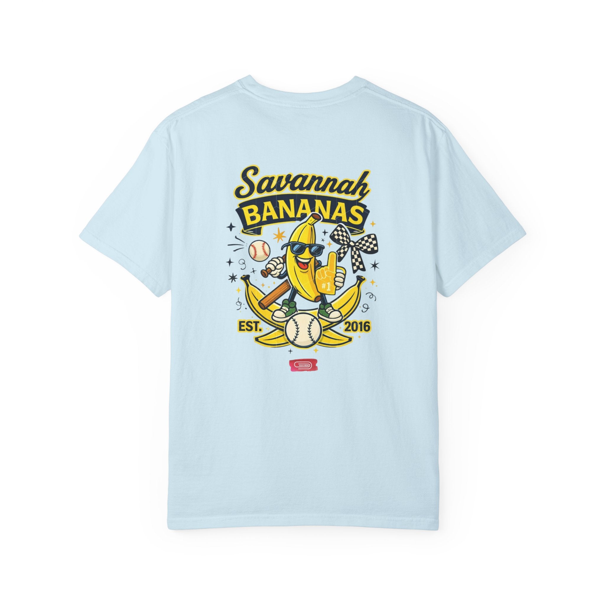 Savannah Bananas Baseball T-Shirt — Retro Banana Mascot Tee
