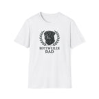 Rottweiler Dad T-Shirt — Dog Dad Tee with Rottweiler Portrait