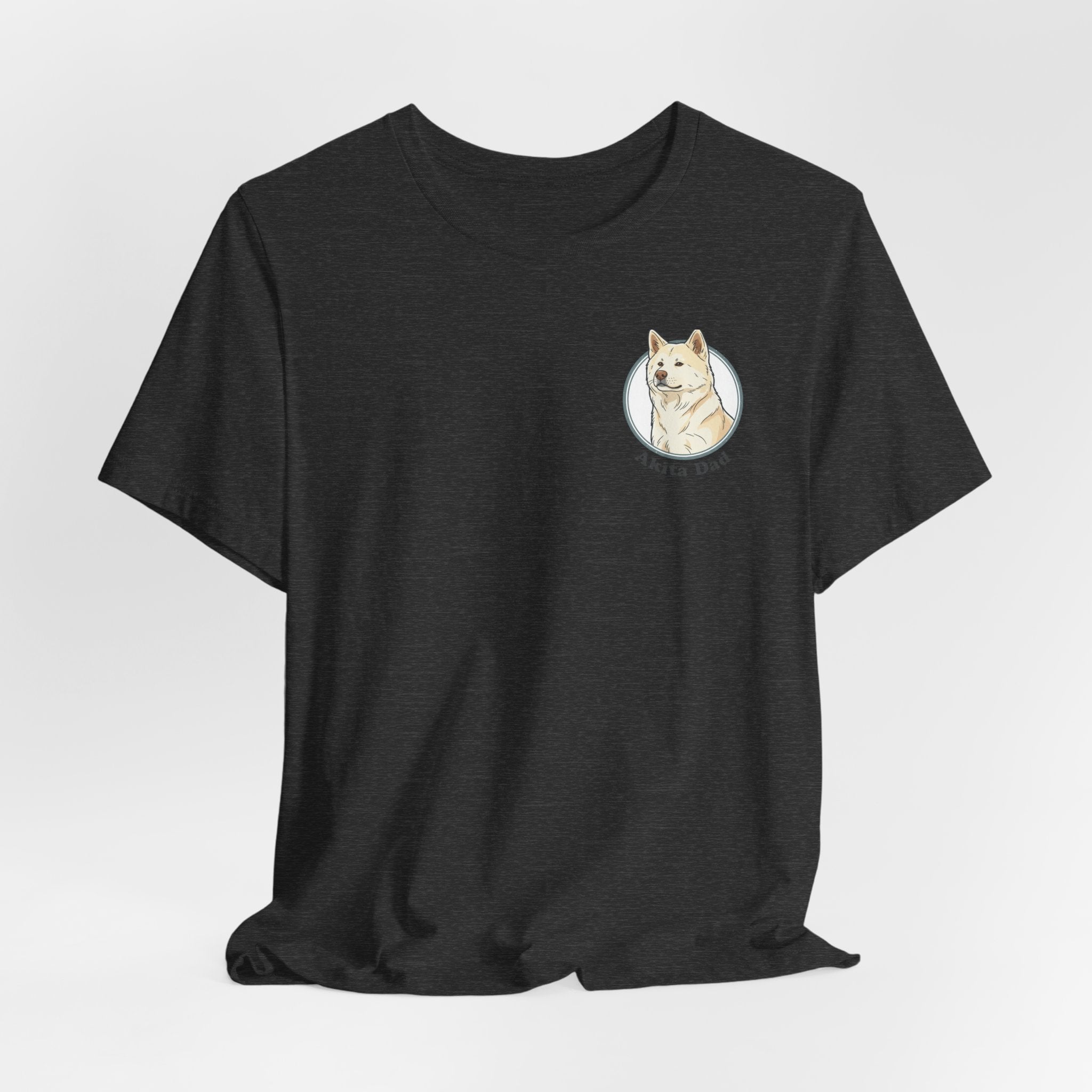 Akita Dad T-Shirt — Cute Akita Dog Graphic Tee for Dog Lovers