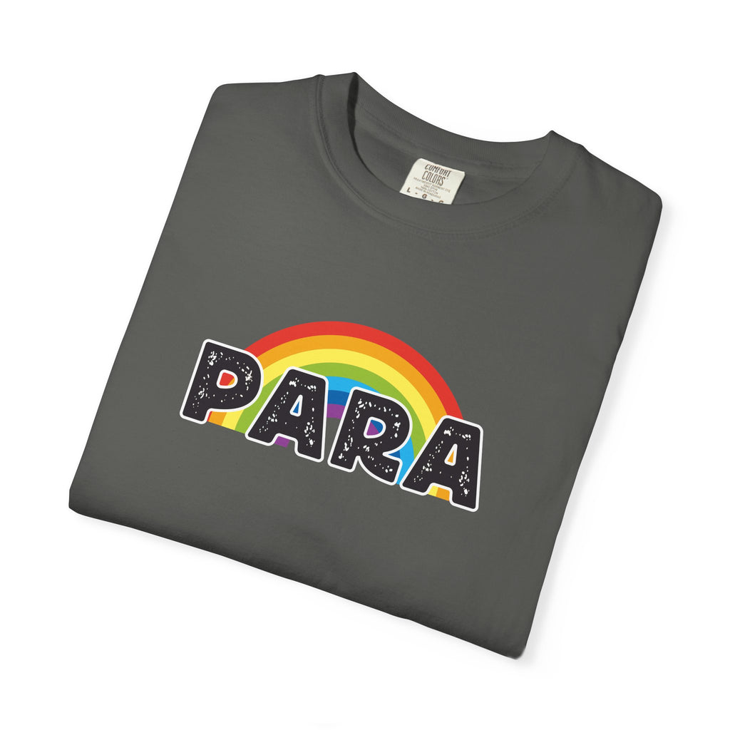 PARA Rainbow Graphic T-Shirt – Colorful Pride-Inspired Lettering