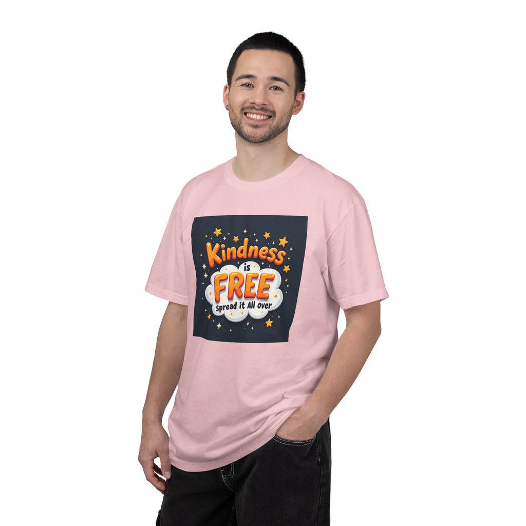 Kindness Is Free T-Shirt — 'Spread It All Over' Positive Graphic Tee
