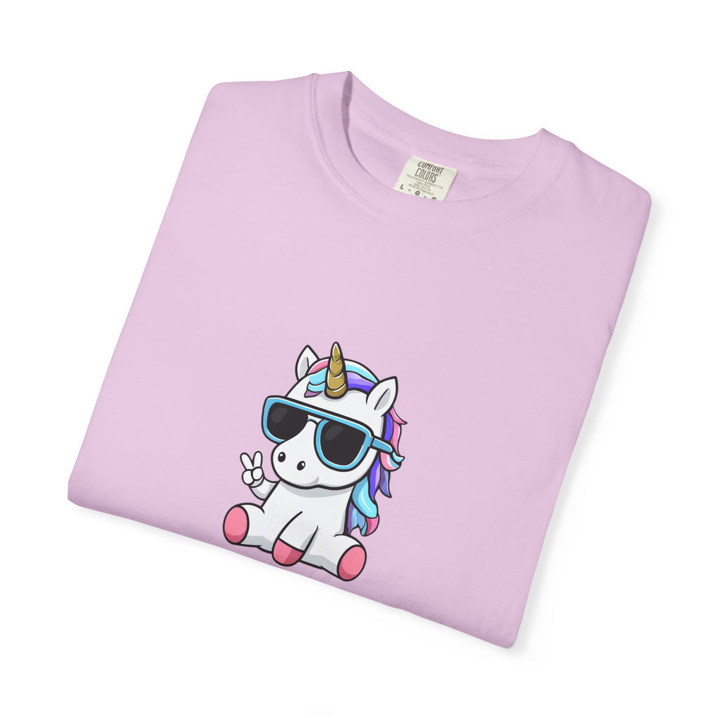 Unicorn Chill T-Shirt — Cute Sunglasses Unicorn Graphic Tee
