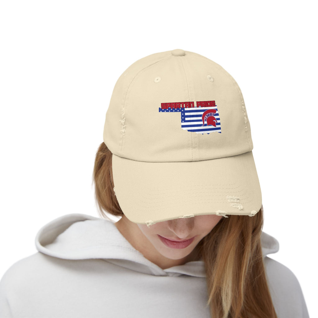 Bixby Spartan Pride Distressed Cap