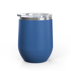Wine Tumbler - "I Don't Give a Sip" 12oz Insulated Stainless Steel Wine Cup
