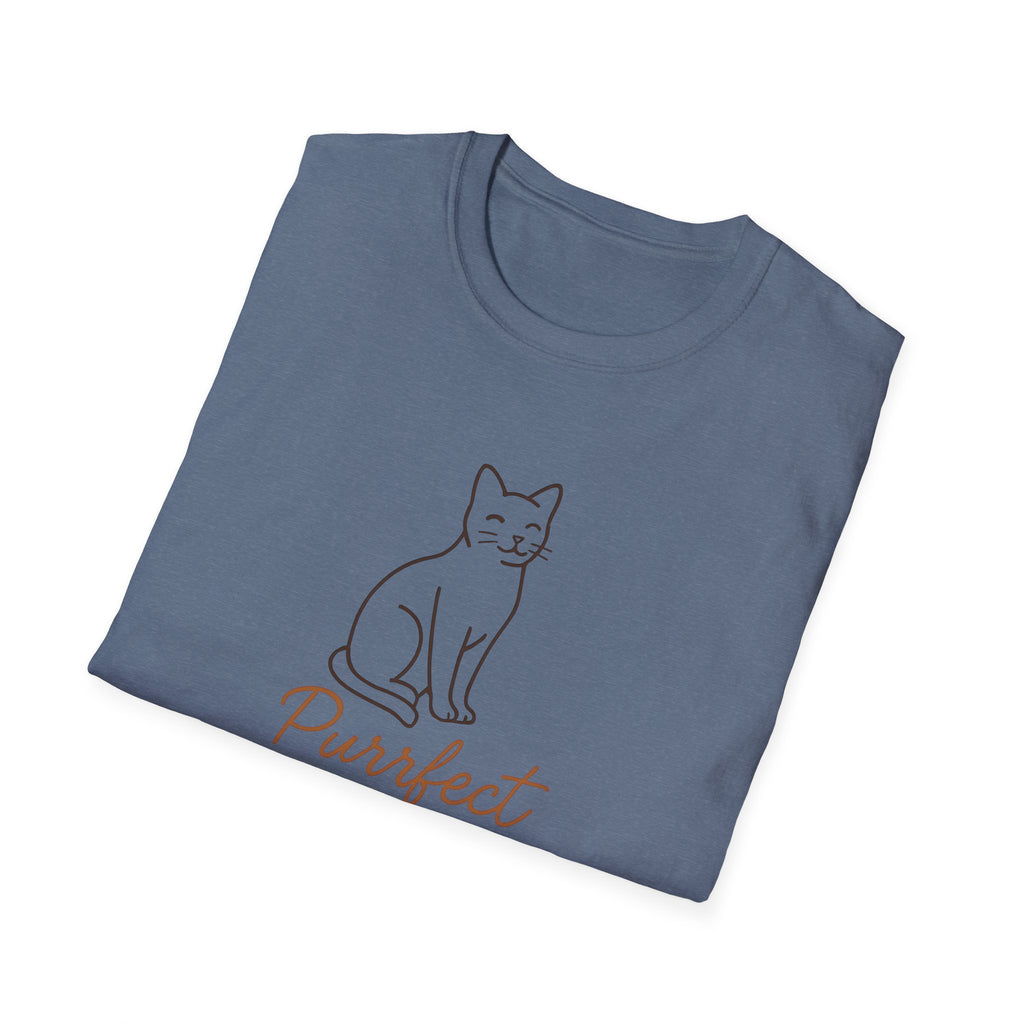Cat T-Shirt — 'Purrfect Companion' Minimalist Cat Lover Tee