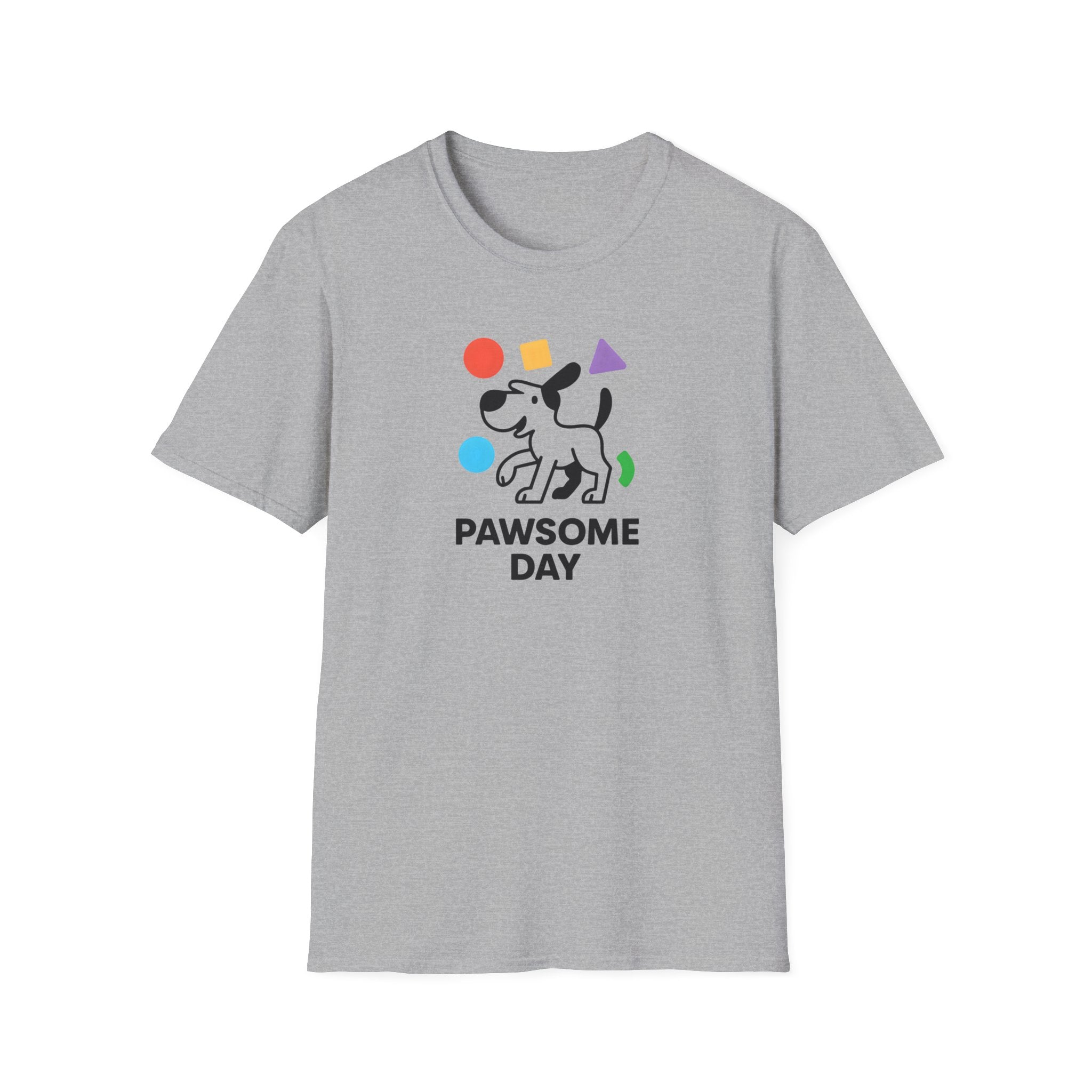Pawsome Day Dog T‑Shirt – Cute Paw Print Graphic Tee for Dog Lovers