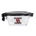 Oklahoma Sooners Clear Fanny Pack — Team Logo Transparent Belt Bag