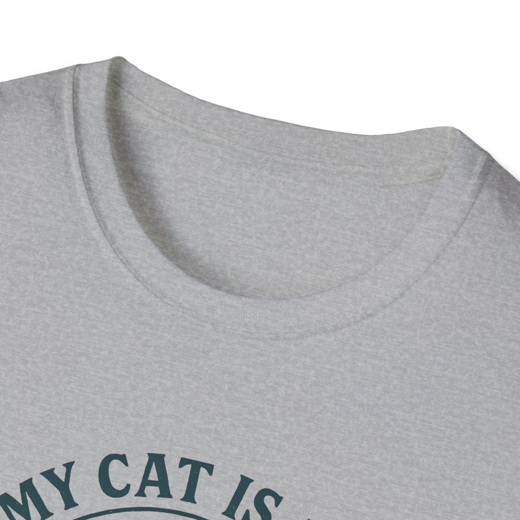 Cat Therapist T-Shirt — "My Cat Is My Therapist" Funny Cat Lover Tee