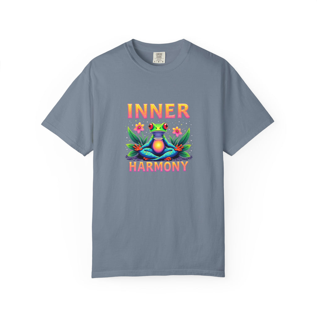 Inner Harmony Frog T-Shirt – Meditation Yoga Graphic Tee