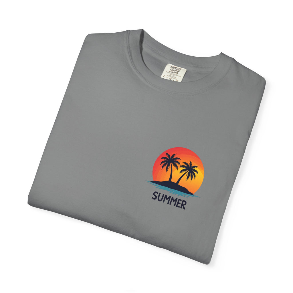 Summer Palm T-Shirt — Sunset Graphic Tee
