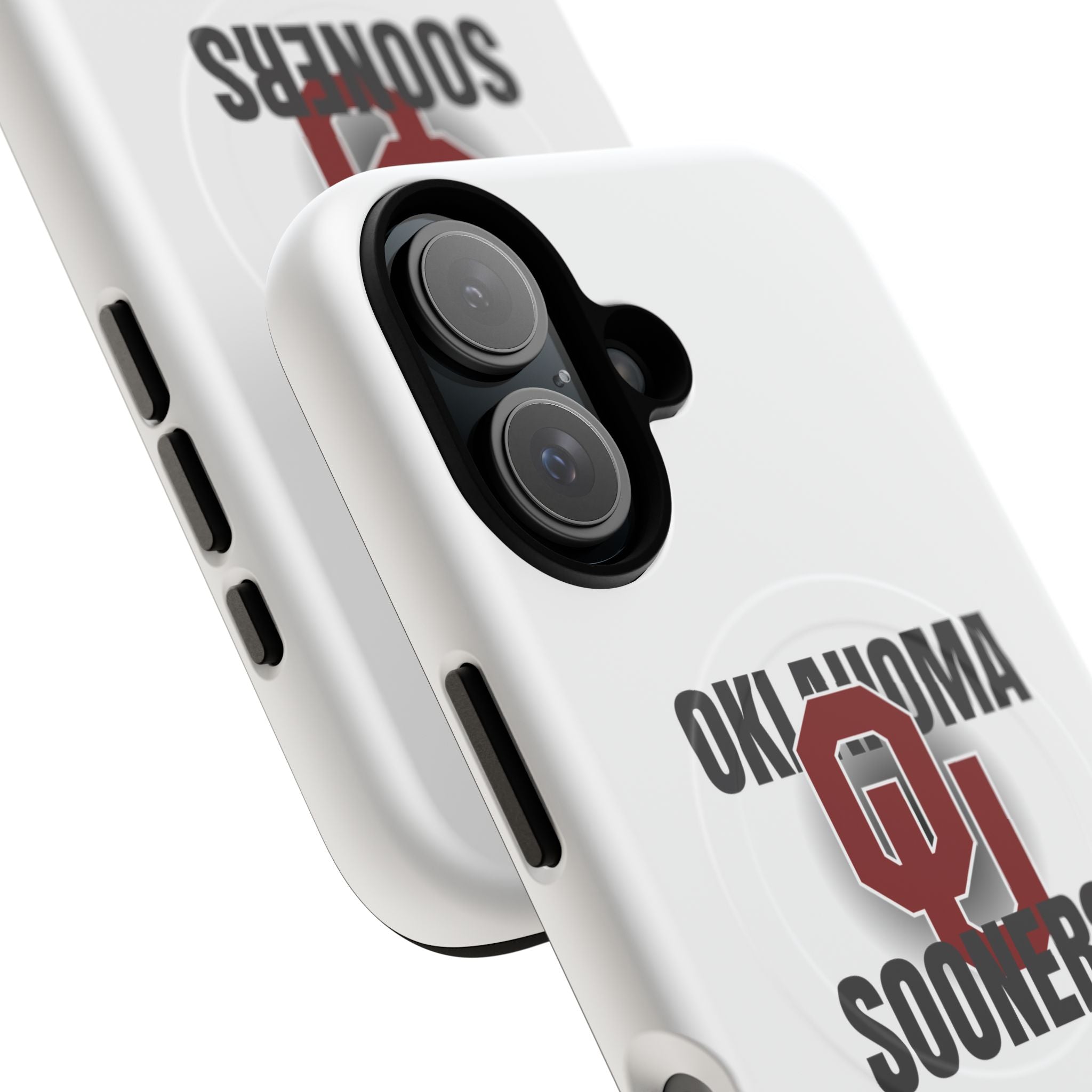 Oklahoma Sooners Tough Magnetic Phone Case — Durable Magnetic Snap-On College iPhone Cover