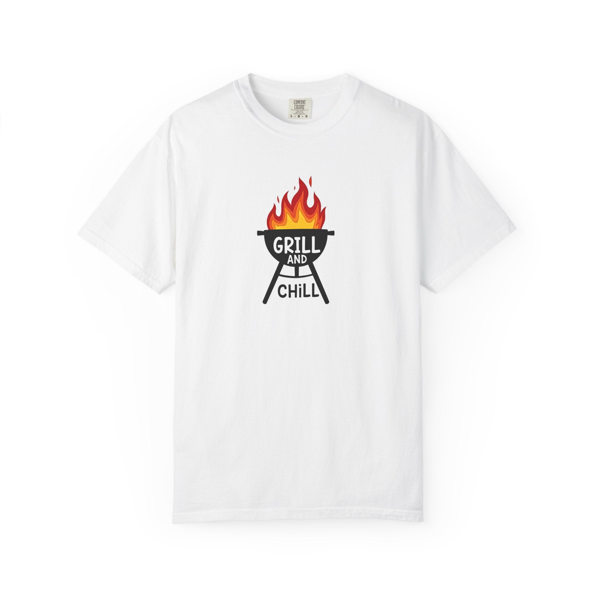 Grill and Chill T-Shirt — BBQ Graphic Tee for Grill Lovers