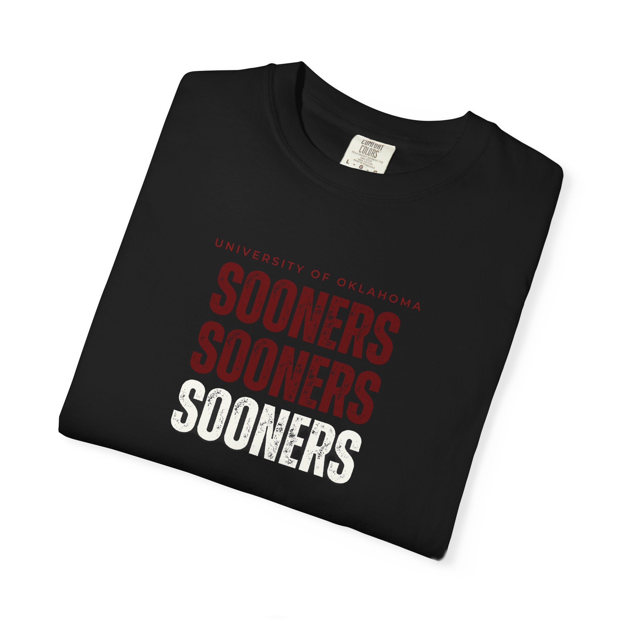 Sooners Stack T‑Shirt — University of Oklahoma Vintage Collegiate Tee