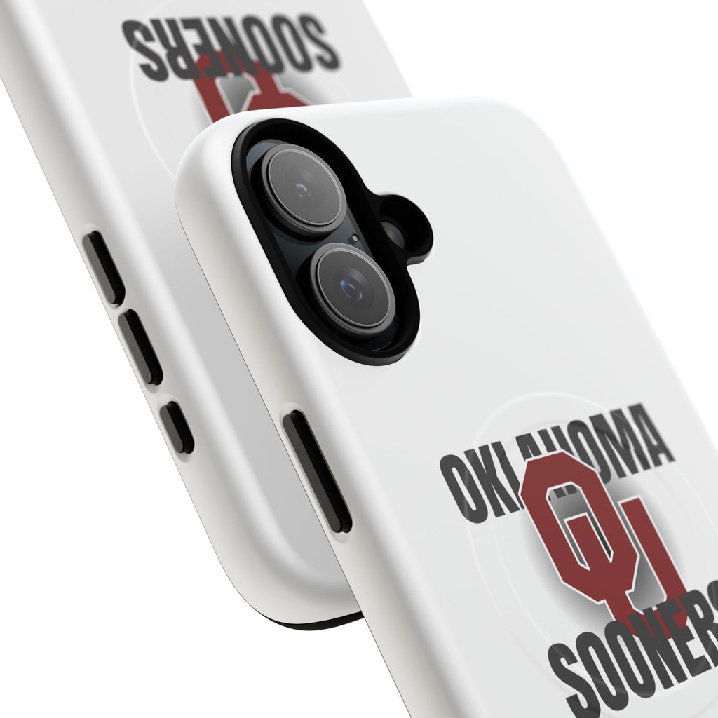 Oklahoma Sooners Tough Magnetic Phone Case — Durable Magnetic Snap-On College iPhone Cover