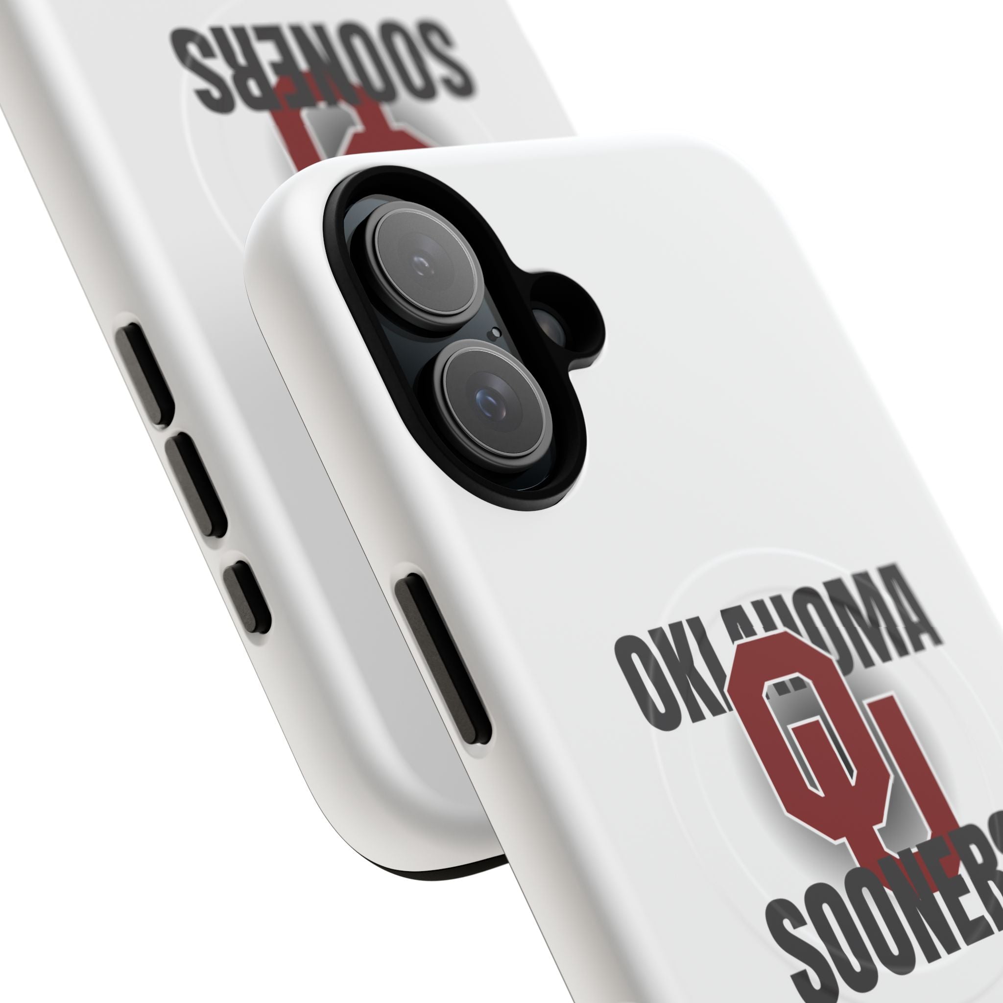 Oklahoma Sooners Tough Magnetic Phone Case — Durable Magnetic Snap-On College iPhone Cover