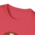 Retro Sunset Bunny T-Shirt — Cute Rabbit Vintage Stripe Tee